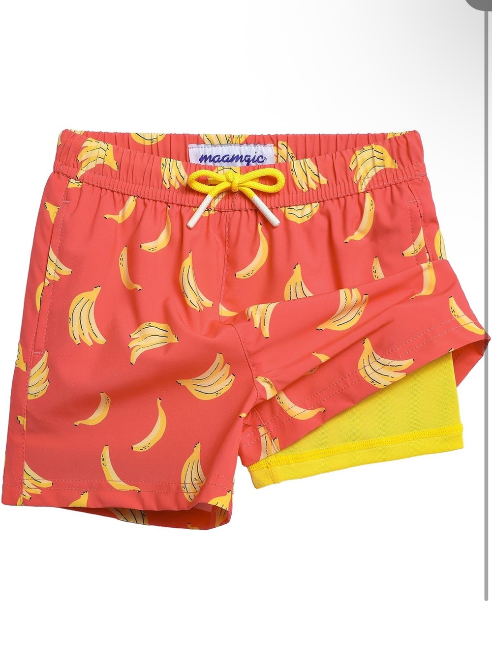 Maamgic Boys swim Trunks Bananas 5/6